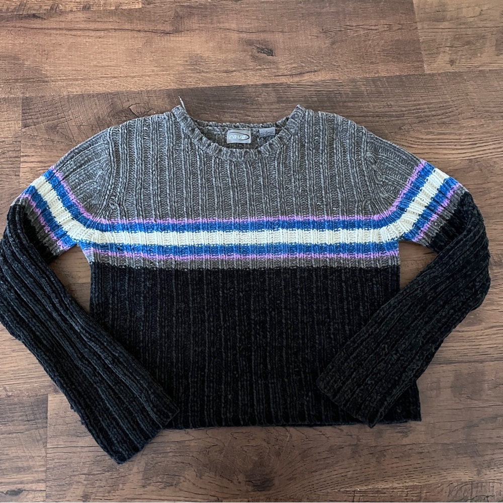 Color block sweater